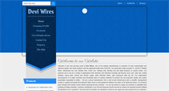 Desktop Screenshot of deviwires.com